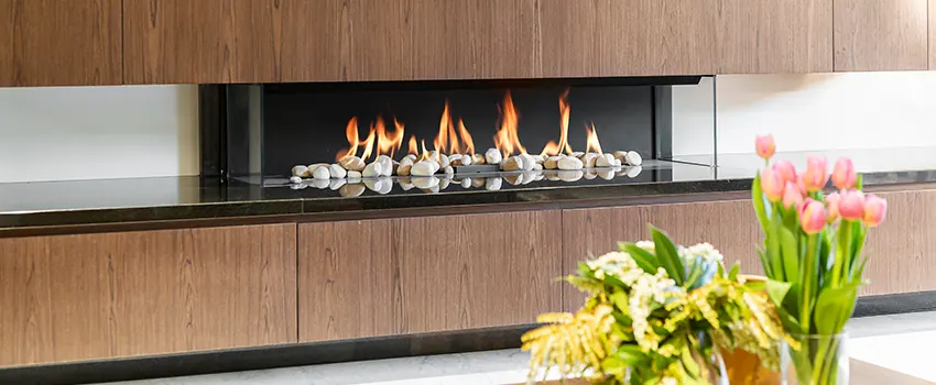 Double-height Fireplace Design Refurbishment in Ceres, California
