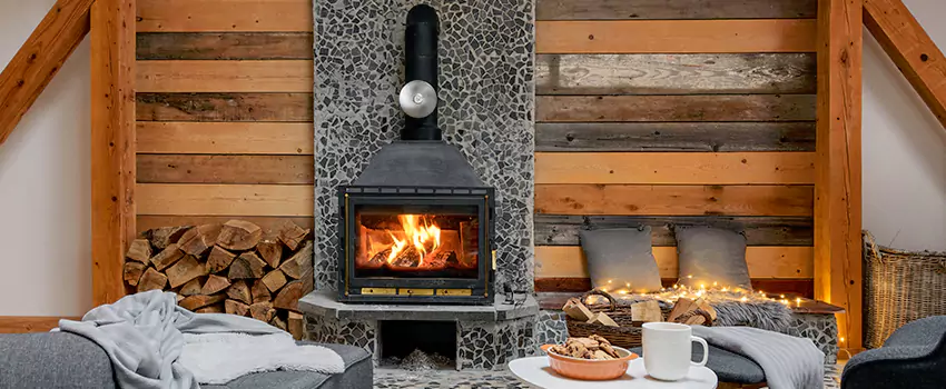 Thelin Hearth Products Direct Vent Gas Stove Fireplace Inspection in Ceres, California